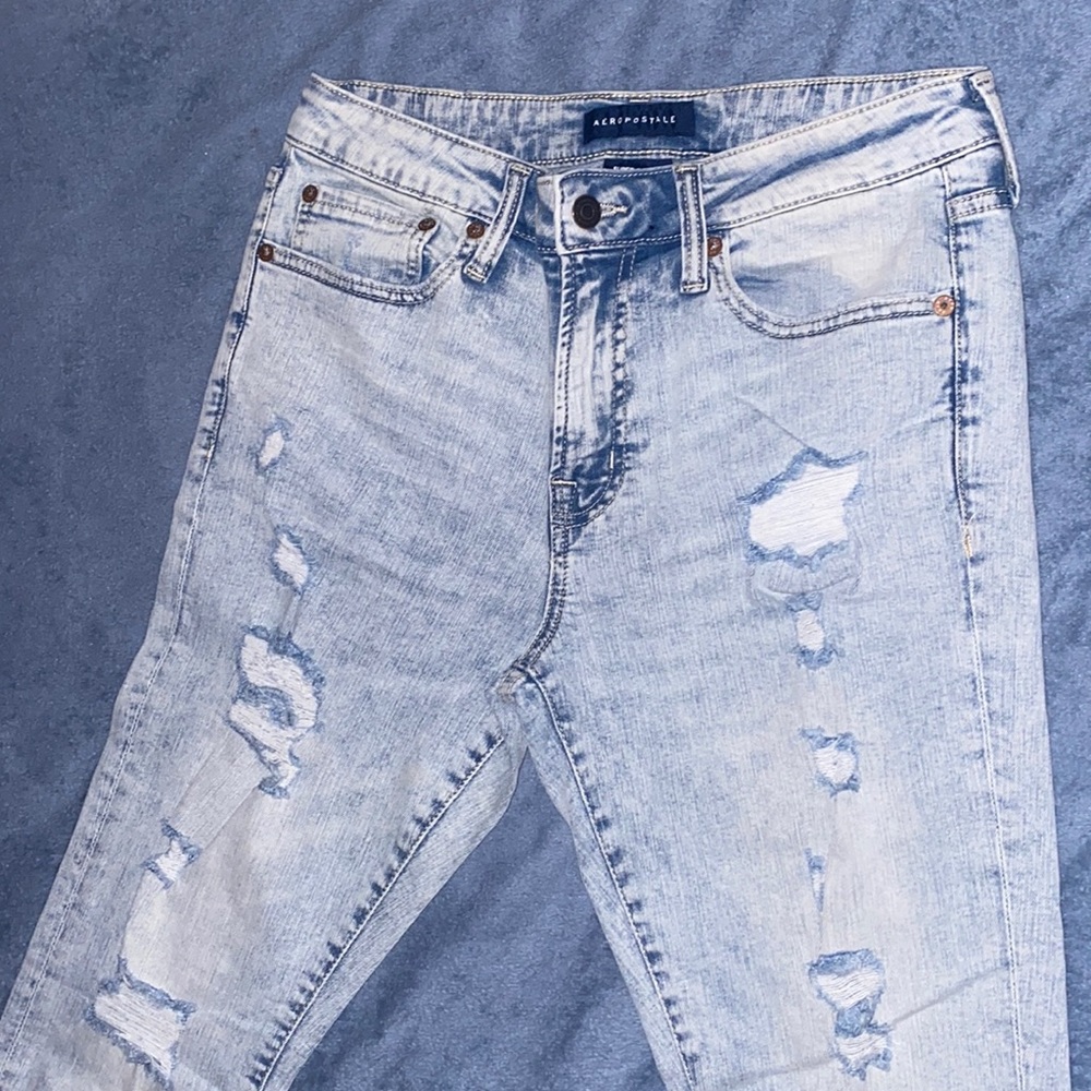 New aero postal jeans i took the tag off becaus i thought i was gonna use them.